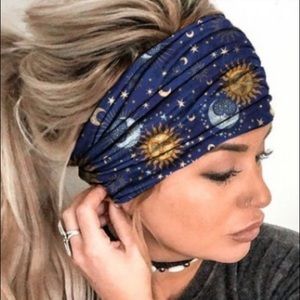 Sun, Moon and Stars Headband (or mask)